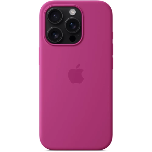 Чехол для iPhone Apple for iPhone 16 Pro Silicone Case with MagSafe Fuchsia (MYYN3) : Тип чехла накладка на заднюю часть