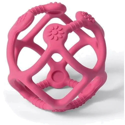 Прорезыватель для зубов ортодонтический BabyOno Сфера розовая (489/04): Производитель BabyOno