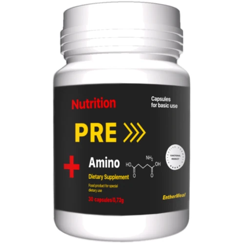 Амінокислота для спорту EntherMeal PRE Amino + 30 Capsules