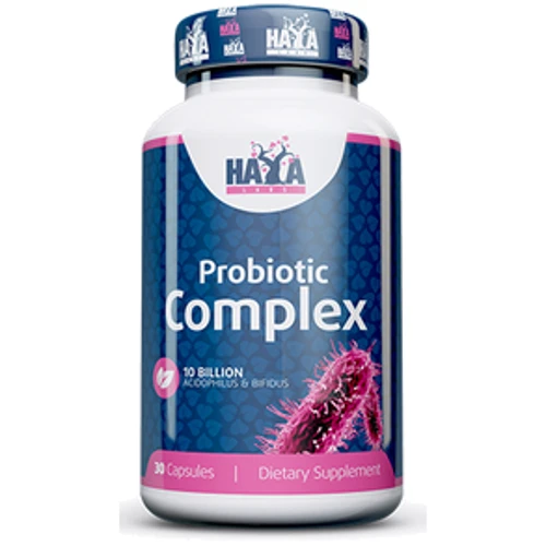 Haya Labs 10 Billion Acidophilus & Bifidus Probiotic Complex Пробіотичний комплекс 30 капсул