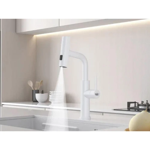 Смеситель для кухонной мойки Nett LW-35 White