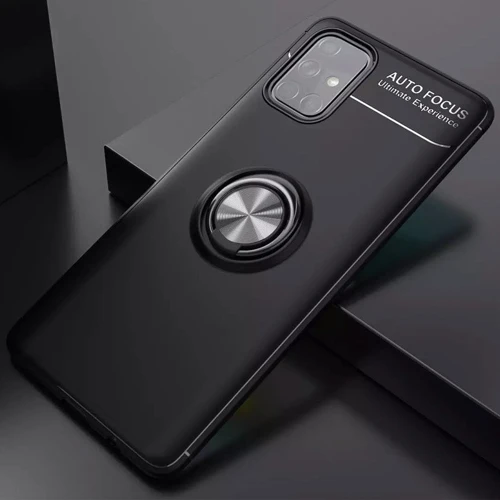 Чохол для телефона TPU Case TPU PC Deen ColorRing Magnetic Holder Black for Samsung M317 Galaxy M31s: Сумісність Samsung M317 Galaxy M31s