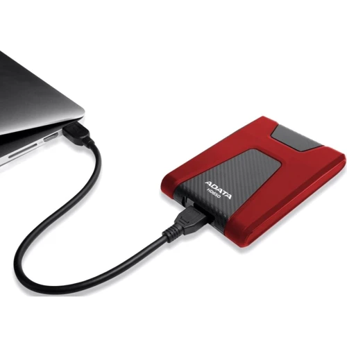 Внешний жесткий диск ADATA HD650 1 TB Red (AHD650-1TU31-CRD): Форм-фактор 2.5"