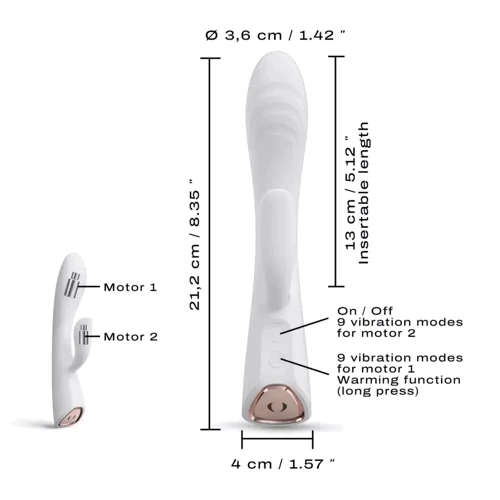 Вибратор-кролик Dorcel Flexi Rabbit White