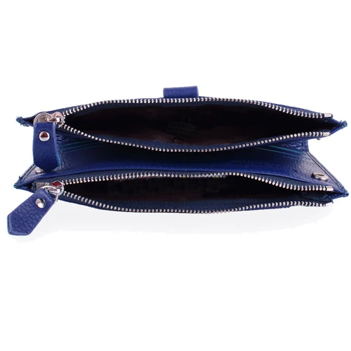 Женский кошелек ST Leather Accessories синий (NST420-dark-blue) фото 6