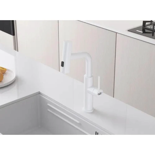 Смеситель для кухонной мойки Nett LW-35 White