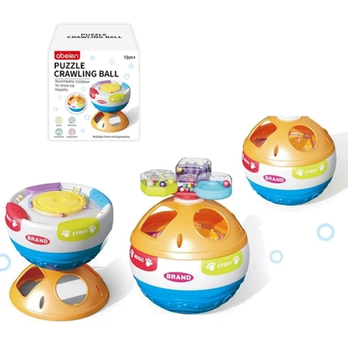 Інтерактивний ігровий м'яч BabyToys для малюків 15 см (59029)