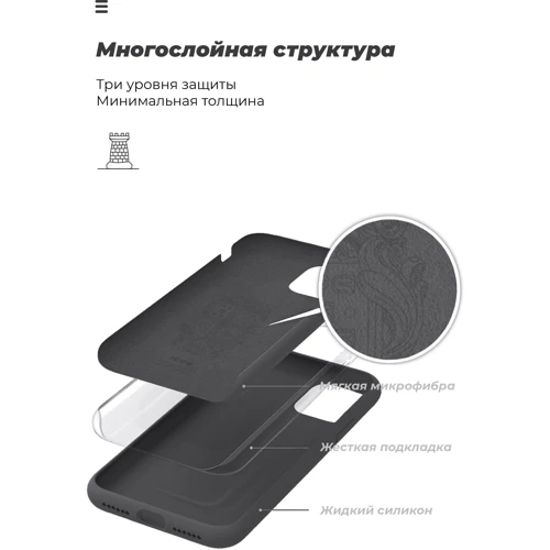 Чехол для телефонов ArmorStandart ICON Case Black for Huawei P Smart 2021 (ARM57791): Тип накладка на заднюю часть