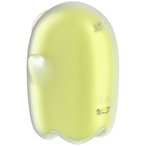 Вакуумный клиторальный стимулятор с вибрацией Satisfyer Glowing Ghost Yellow