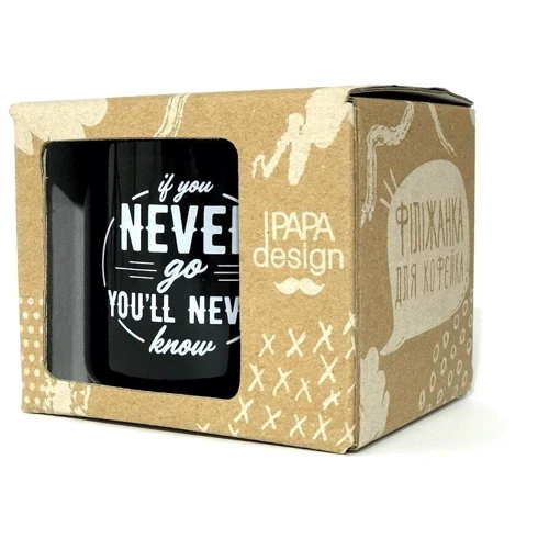Чашка PAPAdesign If you never чорний: Виробник PAPAdesign