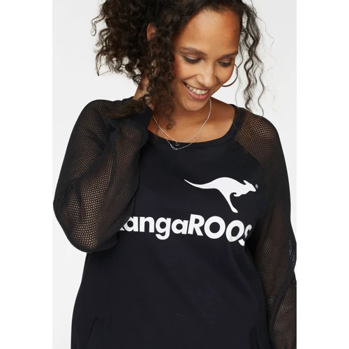 Платье KangaROOS 241999 50-52 черное спортивное до середины бедра: Вид Спортивные платья