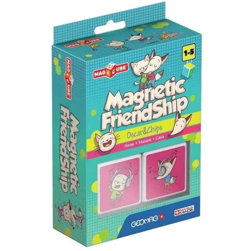 Магнітні кубики Geomag Magicube Oscar and Chips Home Будинок (105): Вік 1-2.5 года