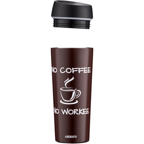 Термокружка Ardesto Coffee Time 450 мл коричневая (AR2645CB): Назначение Для офиса, Для дома