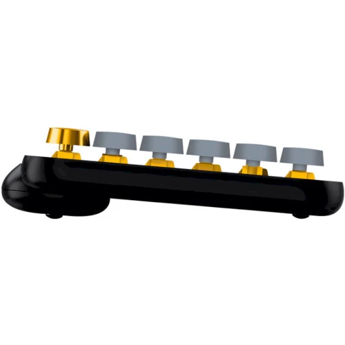 Клавіатура Logitech POP Keys Wireless Mechanical Keyboard Blast Yellow (920-010716): Тип клавіатури компактна