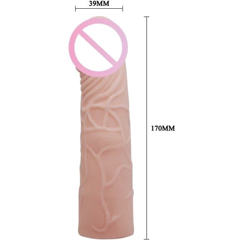 Насадка на пенис LYBAILE Sex Toys Big Man 6" Flesh