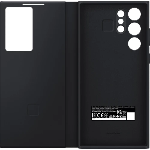 Чохол для телефона Samsung Smart Clear View Cover Black (EF-ZS908CBEGRU) для Samsung S908 Galaxy S22 Ultra: Колір чорний