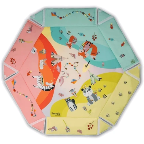 Розвиваючий килимок Lionelo JENNY MULTICOLOR: Розмір, см 130х130