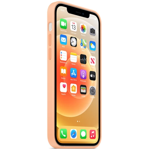 Чохол для iPhone Apple Silicone Case with MagSafe Cantaloupe (MK023) for iPhone 12 / iPhone 12 Pro фото 10