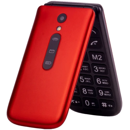 Мобільний телефон Sigma mobile X-style 241 Snap Red (UA UCRF): Камера 0.3 МП
