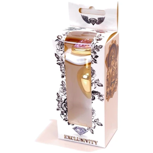 Анальная пробка BOSS Series Exclusivity Jewellery Gold Heart Plug Rose