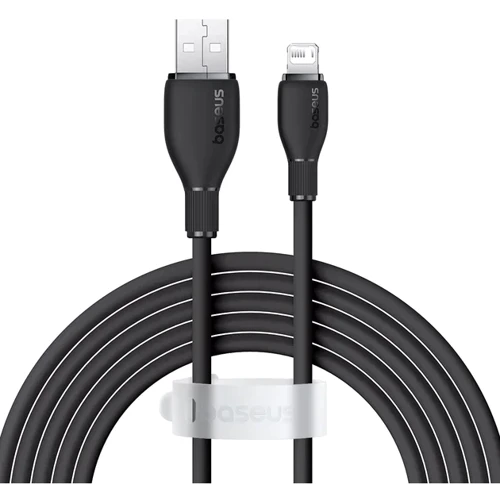 Кабель Baseus USB Cable to Lightning Pudding Series Fast Charging 2.4A 2m Black (P10355700111-01)