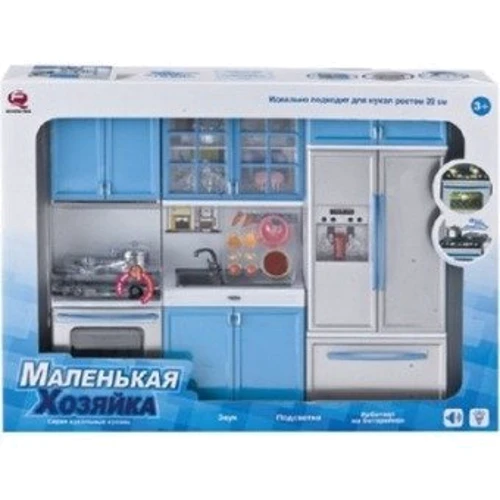 Детский игровой набор QunFengToys Кухня "Маленькая хозяйка" (47.5x9.5x35 см) (26210B/R)