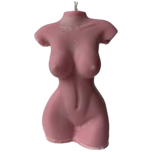 Свічка у вигляді торса жінки Glowing fire, 10х5 см (рожевий): Виробник Glowing fire