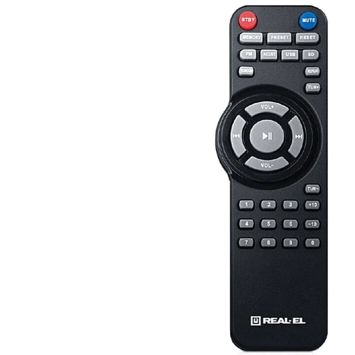 Акустическая система REAL-EL M-570 Black: Материал корпуса дерево (MDF)