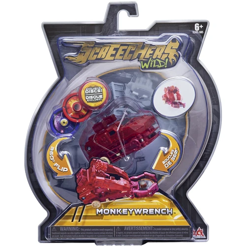 Машинка-трансформер Скричер Screechers Wild! L 2 - Манкиренч (EU683122) фото 4