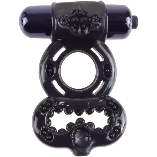 Ерекційне кільце з вібрацією Infinity Super Ring Black, чорний: Виробник Pipedream