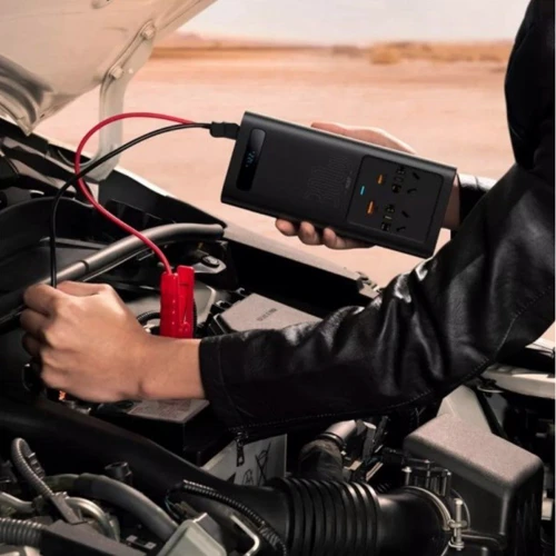 Автомобильный инвертор Baseus In-car Inverter 300W (220V CN/EU) black (CGNB010101) фото 3