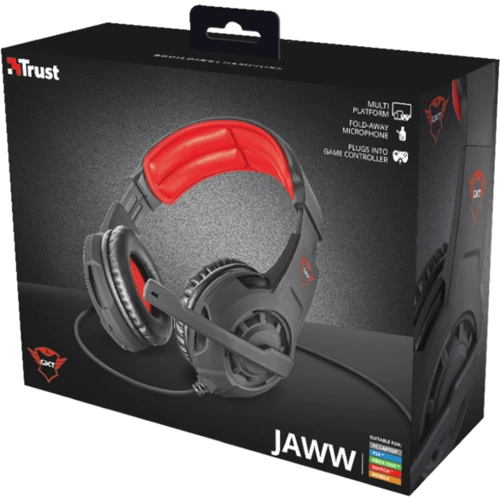 Наушники Trust GXT 4310 Jaww Gaming Headset: Чувствительность (дБ) 108