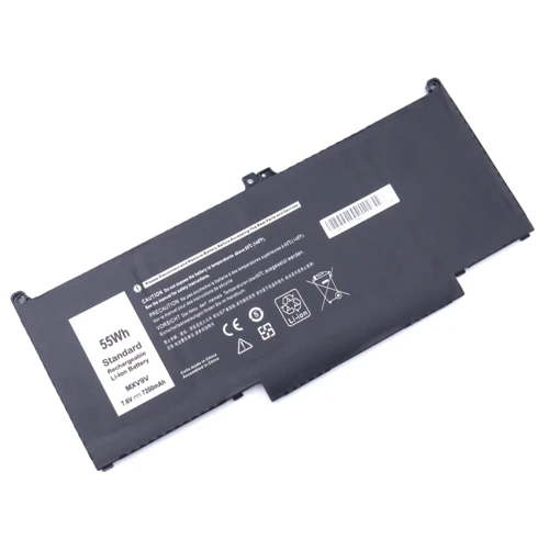 Батарея для ноутбука Dell MXV9V Latitude 13 5300 7.6V Black 7200mAh OEM (087659)