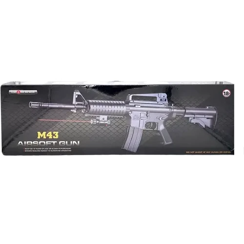 Автомат з пульками Mic та лазерним прицілом (М43)