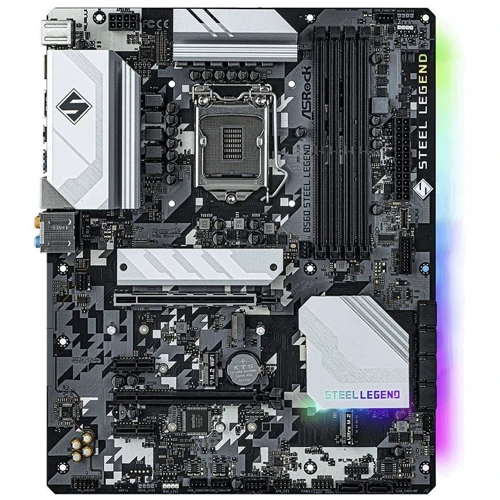 ASRock B560 Steel Legend ATX 4xDDR4 4800, 2xM2, HDMI,DisplayPort: Оперативная память 4xDDR4 4800 МГц, до 128 ГБ