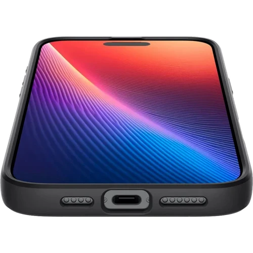 Чехол для iPhone Spigen Liquid Air Matte Black (ACS08117) for iPhone 16 Pro фото 10