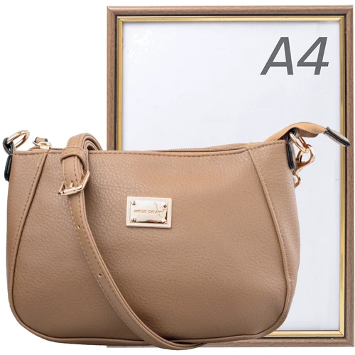 Женская сумка через плечо Amelie Galanti бежевая (A976116-beige): Пол Женский