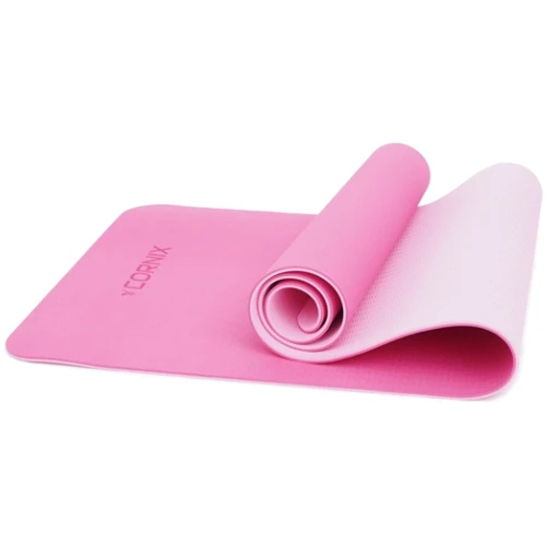 Коврик для фитнеса Cornix TPE 183 x 61 x 0.6 cм для йоги и фитнеса XR-0005 Pink/Rose