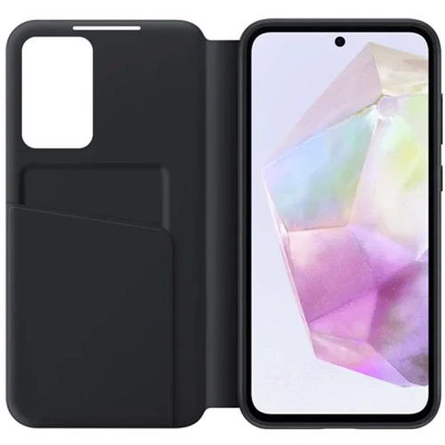 Чохол для телефона Samsung Smart View Wallet Case Black (EF-ZA356CBEGWW) для Samsung A356 Galaxy A35: Матеріал поликарбонат и полиуретан