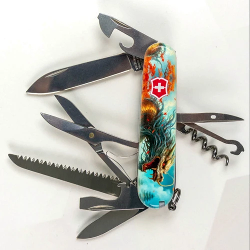 Мультитул Victorinox HUNTSMAN ZODIAC Боевой дракон 1.3713.7.Z3230p (Vx13713.7_Z3230p) фото 5