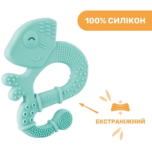 Прорезыватель для зубов Chicco "Игуана" голубой (28110.20)