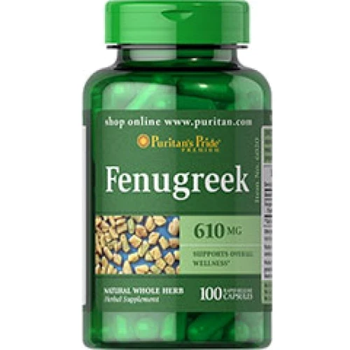 Puritan's Pride Fenugreek 610 mg, 100 капсул