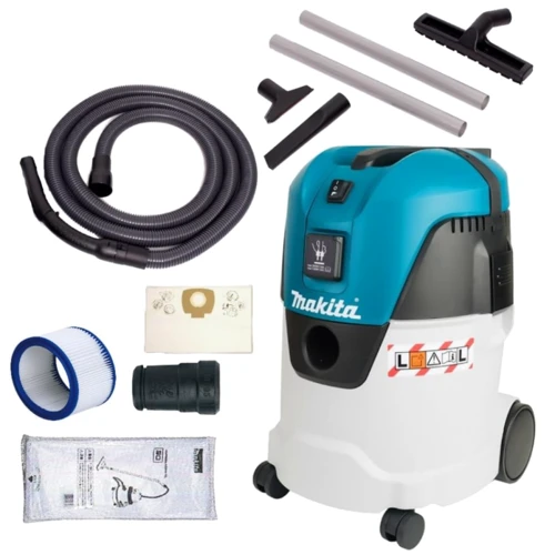Будівельний пилосос Makita VC2512L: Обсяг контейнера для сміття, л 25