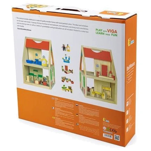 Дерев'яний ігровий набір Viga Toys Ляльковий будиночок (56254) фото 2