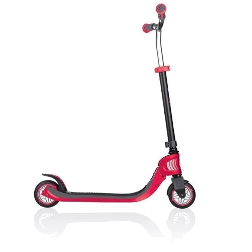 Самокат Globber серии Flow Foldable 125 черно-красный, до 100кг, 6+: Материал колес полиуретан