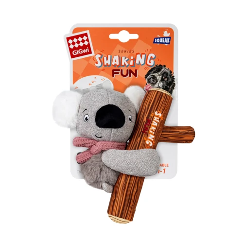 Іграшка для собак GiGwi Shaking Fun Коала з великою пищалкою текстиль плюш 22 см (2260): Виробник GiGwi
