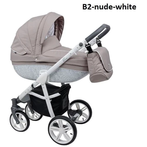 Универсальная коляска (2в1) Roan Bass B2-nude-white