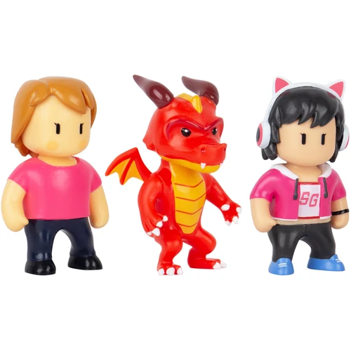 Набор коллекционных фигурок Stumble Guys - Оператор Джина, Дракон Инферно, Мис Стамбл (SG2020-3): Пол Унисекс