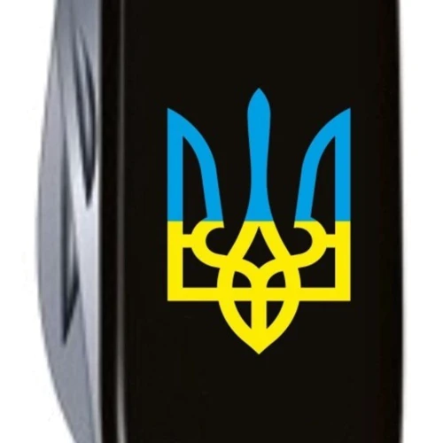 Мультитул Victorinox Huntsman Ukraine 91мм/15 функций/черный /Трезубец сине-желтый (1.3713.3_T0016u): Количество инструментов 15