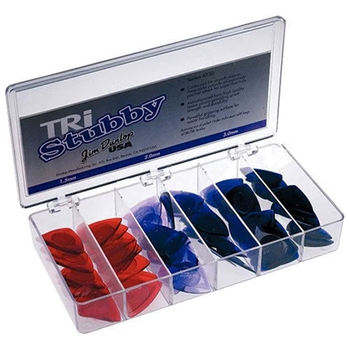 Медіатор Набор медиаторов DUNLOP 4730 TRI STUBBY CABINET: Тип Медіатор